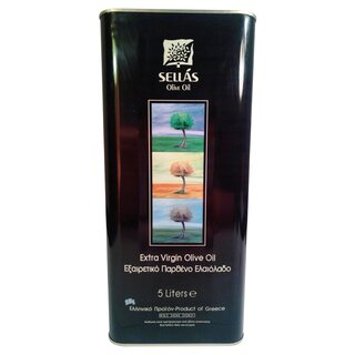 Sellas Olivenöl Extra Virgin Bidon 5 Lt.