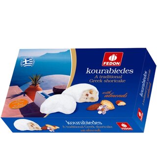 Fedon Kourabie mit Mandeln 350gr (Karton)