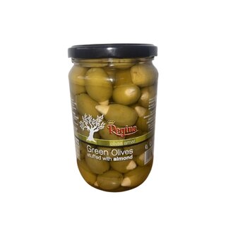 Regina - grüne Oliven mit Mandeln 720gr