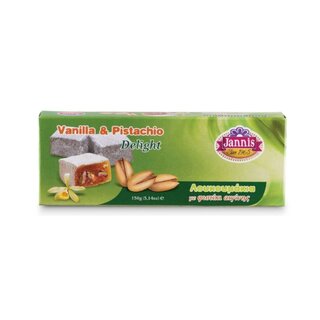 Jannis - Lokum mit Pistazie/Vanille 150gr
