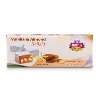 Jannis - Lokum mit Mandeln/Vanille 150gr