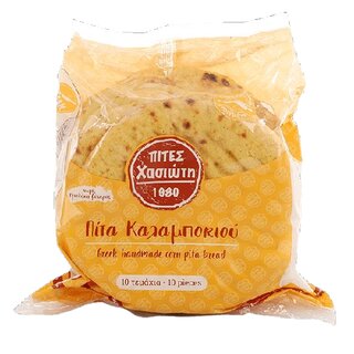 Chasioti - Pita (Mais) mit Sonnenblumenöl (18cm) à 10Stk