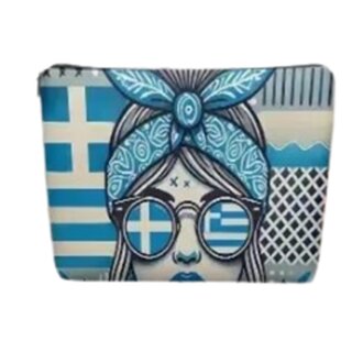 Kosmetiktasche "Greek Lady" #1